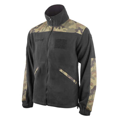 Texar - Grom Fleece Jacke - Schwarz / PL Camo - 03-FLG-CO