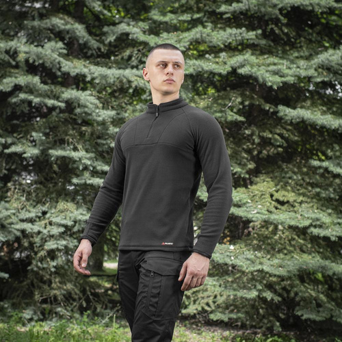 M-Tac - Militär-Fleece Delta Polartec Cardigan Raglan - Schwarz - 70022002