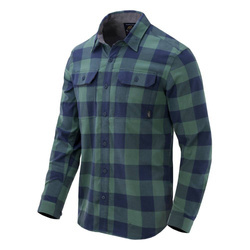 Helikon - Koszula Greyman - Moss Green Checkered - KO-GMN-NS-PG