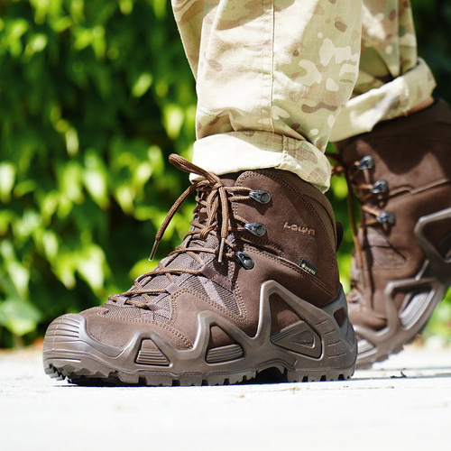 LOWA - Tactical Boots ZEPHYR GTX® MID TF - Dark Brown - 310537 0493