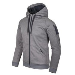 Helikon - Bluza Urban Tactical Hoodie - Fullzip - Poliester - Szary melanż - BL-UHF-PO-M3