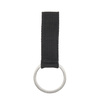 Nite Ize - Keyring with Lanyard  O-Series Keychain - Steel - Silver/Black - OSK-01-R3