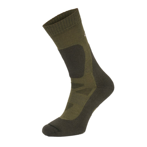 WISPORT - Multi-season Trekking Socks - Olive / Brown