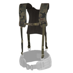 Templars Gear - H-Harness 4-Punkt Taktische Hosenträger - MOLLE - PL Woodland - TG-H-HAR-4-WZ93