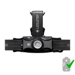 Ledlenser - Akumulatorowa latarka czołowa MH7 - 600 lumenów - Czarna/Szara - 501599
