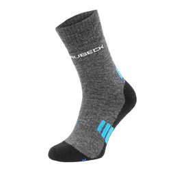 Brubeck - Trekking Light Socks - Graphite-Blue - BTR002