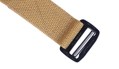 Bajonett - COMBAT Gürtel - AustriAlpin COBRA FRAME Schnalle 9kN - 45 mm - Dunkel Coyote