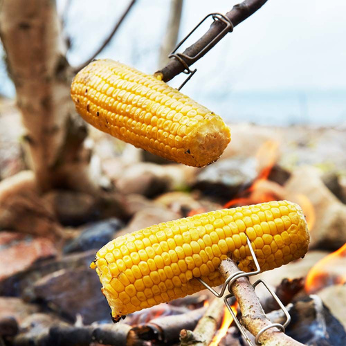 Light My Fire - Grandpa's FireFork 2-pack BIO Campfire Skewers - SandyGreen / DustyPink - 2302011313