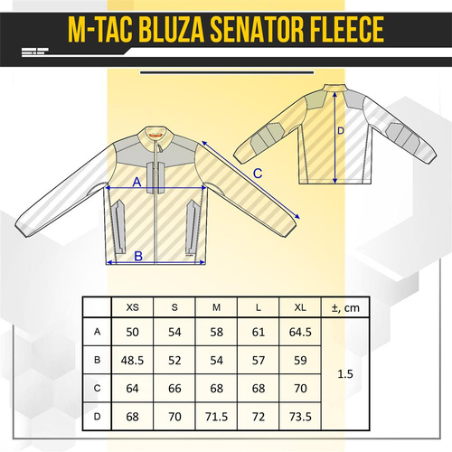 M-Tac - Fleece-Sweatshirt Senator - Schwarz - 20477002