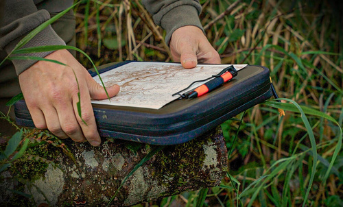 Rite in the Rain - Organizer Monsoon Field Desk - Olive/Black - 297