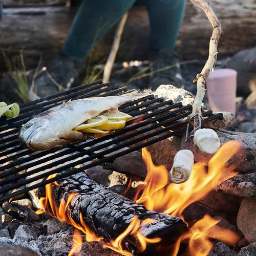 Light My Fire - Grandpa's FireFork 2-pack BIO Campfire Skewers - SandyGreen / DustyPink - 2302011313