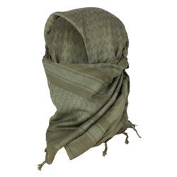 Mil-Tec - Chusta Arafatka Shemagh - 100% Bawełna - Zielony OD - 12616000