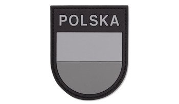 101 Inc. - 3D-Aufnäher - Polen-Schild - Grau - 444130-7017