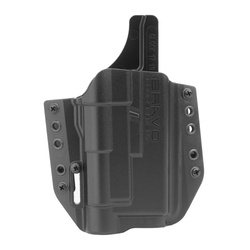 Bravo Concealment - OWB Holster für Glock 19, 23, 32, 17, 22, 31 mit TLR-1 HL Taschenlampe - Rechts - BC30-1004