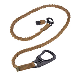 Cetacea Tactical - 85'' Operator Retention Lanyard mit Schäkel - Coyote Braun - TA-ORL85-COY