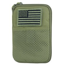 Condor - Taschenbeutel mit US-Flaggenaufnäher - Olive Drab - MA16-001