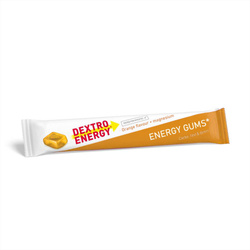 Dextro Energy -  Energy Gum mit Magnesium Energie-Kaugummi - Orange - 45g - DE84