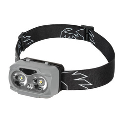 Falcon Eye - Stirnlampe Quest - 415lm - USB-C - Wiederaufladbar - Dual Power System - Grau - FHL0035