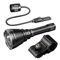 Fenix - HT18R LED-Taschenlampe mit 5000 mAh Akku - Kit - 2800 lm - Schwarz - HT18R+ALG-18+AER-05