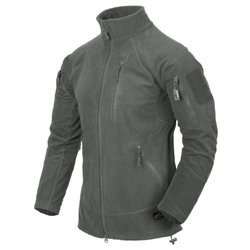 Helikon - Alpha Tactical Grid Fleece Jacke - Laubgrün - BL-ALT-F