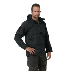 Helikon - Anorak Jacke Tracer - Polycotton Stretch Ripstop - Schwarz - KU-TRR-SP-01