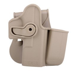 IMI Defense - Roto Paddle Holster für Glock 17/19/22/23/31/32/36 - Tan