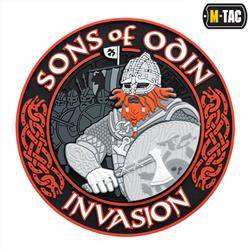 M-Tac - 3D PVC Aufnäher Sons of Odin - Schwarz/Rot - 51137233