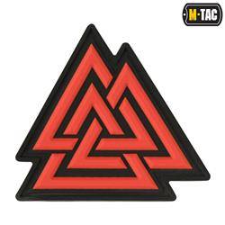 M-Tac - 3D PVC Patch Valknut - Rot / Schwarz - 51163233