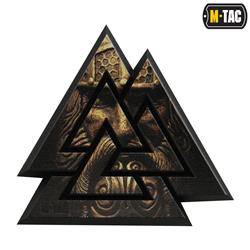 M-Tac - 3D PVC Valknut Patch - Schwarz / Coyote - 51161205