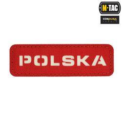 M-Tac - Aufnäher Polen 25x80 - Laserschnitt - Rot / Weiß - 51004333