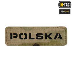 M-Tac - Aufnäher Polen 25x80 - Laserschnitt - Schwarz / MultiCam - 51004108