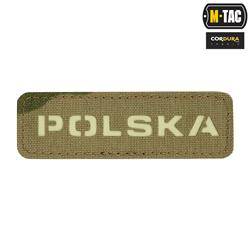 M-Tac - Aufnäher Polen 25x80 - Laserschnitt fluoreszierend - MultiCam / Fluo - 51004208