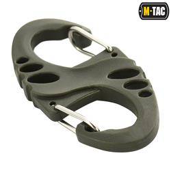 M-Tac - Doppelkarabiner S-Haken - Olive - MTC-SHKCRBNR-OD