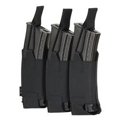 M-Tac - Dreifach-Magazintasche Elite Laser Cut für AR / AK - Cordura - Schwarz - 10145102