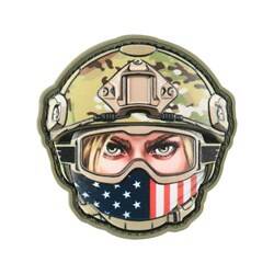 M-Tac – Emoji USA Girl Patch Nr. 1 – PVC 3D – Camo – 51354003