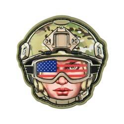 M-Tac – Emoji USA Girl Patch Nr. 2 – PVC 3D – Camo – 51354004