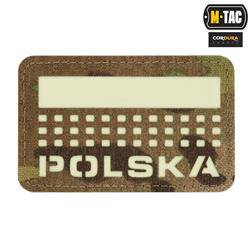 M-Tac - Flaggenaufnäher Polen 50x80 - Laserschnitt - MultiCam / Fluo - 51007208