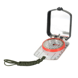 M-Tac – Kartografischer Kompass mit Spiegel klein – Oliv – DC45-6