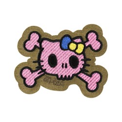 M-Tac – Kitty Pink Patch – Stickerei – Gelbe und Blaue Schleife – Coyote – 51393005