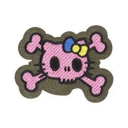 M-Tac – Kitty Pink Patch – Stickerei – Gelbe und Blaue Schleife – Ranger Green – 51393023