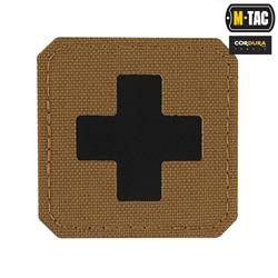 M-Tac - Medic Cross Laser Cut Patch - Cordura 500D - Schwarz / Coyote - 51122502