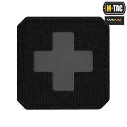 M-Tac - Medic Cross Laser Cut Patch - Cordura 500D - Schwarz / Grau - 51122211