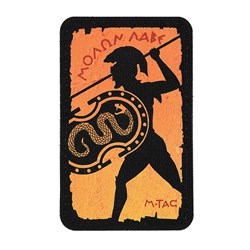 M-Tac - Molon Labe Patch - Cordura 500D - 50 x 80 mm - Schwarz - 51312002