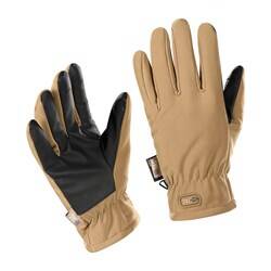 M-Tac - Soft Shell Thinsulate taktische Handschuhe - Schwarz / Coyote Brown - 90308017