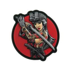 M-Tac – Tactical Girl №3 Yakuza Patch – PVC – Aquarell Schwarz – Vollfarbe – 51116403