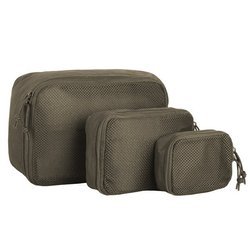 Mil-Tec - 3-Pc Mesh Pouch Set - OD Grün - 16003801