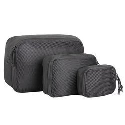 Mil-Tec - 3-Pc Mesh Pouch Set - Schwarz - 16003802