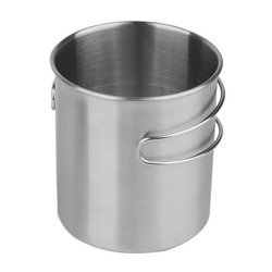 Mil-Tec - Edelstahlbecher mit klappbarem Griff - 800 ml - 14602800