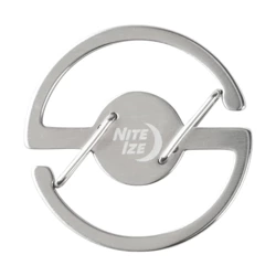 Nite Ize - Schlüsselkarabiner Medaillon Key Carabiner - Stahl - Silber - MKC-11-R3