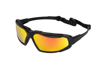 Pyramex - Schutzbrille Highlander Clear - Orange/Schwarz - PYR-41-027627